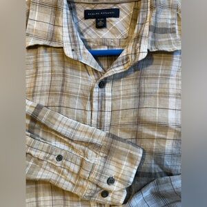 Banana Republic Beige Button Down Shirt